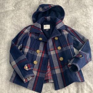 American Eagle Plaid Coat